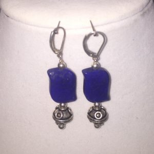 Lapis and Sterling Silver earrings