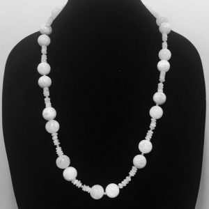 Moonstone and Crystals Necklace